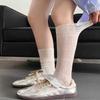 Merry Elegant Mood Long Lace Socks
