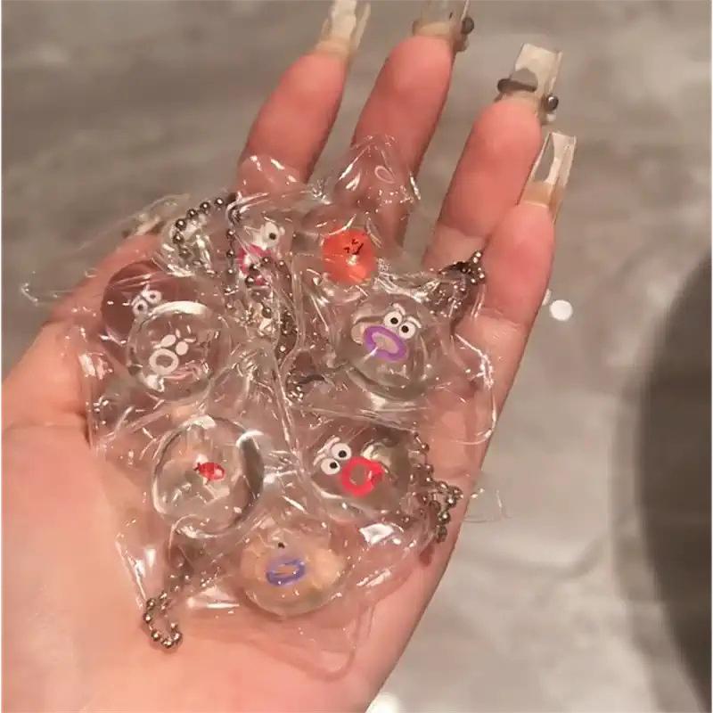 Mini Cartoon Transparent Squeeze Toys Release Pressure Silicone Slow Rebound Soft Stress Relief Toys Fun Children'S Gifts