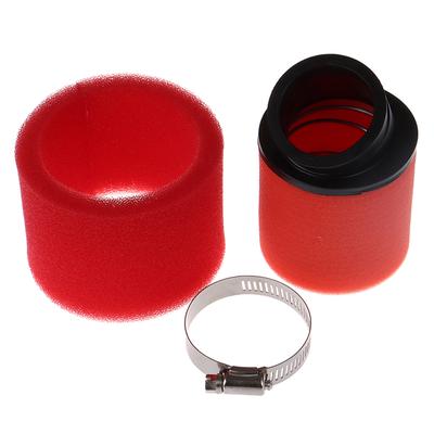 1 Stück Pit Dirt Bike Luftfilter Rot 42mm 140cc 150cc 160cc Pitbike Motorrad