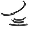 BMW 3 Series F30/F35 Front Lip Carbon Fiber Pattern Body Kit - Stylish Three-Section Front Diffuser.