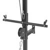 Vidaxl Wall Mounted Exercise Pull-up Tower with Barbell and Dumbbell Set, 30.5 Kg