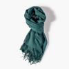 Women's High-End Red Imitation Cashmere Knit Shawl - Versatile & Fashionable