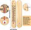 Wandthermometer Innen Groß Außenthermometer für Terrasse Doppelte Skalen Thermometer für Temperatur Haus Pool Büro Lagerhalle