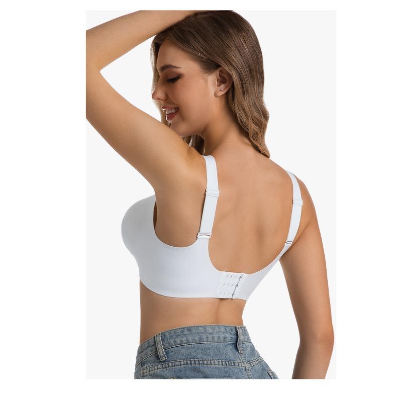Women S No Wire Jelly Vest Style Seamless Plus Size Push Up Bra