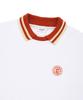 COVERNAT Circle C Collar T-Shirt White