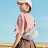 New Lee Denim Waist Bag Chest Bag Women's Sea Salt Gray/Cream White/Denim Blue LE240065M-602