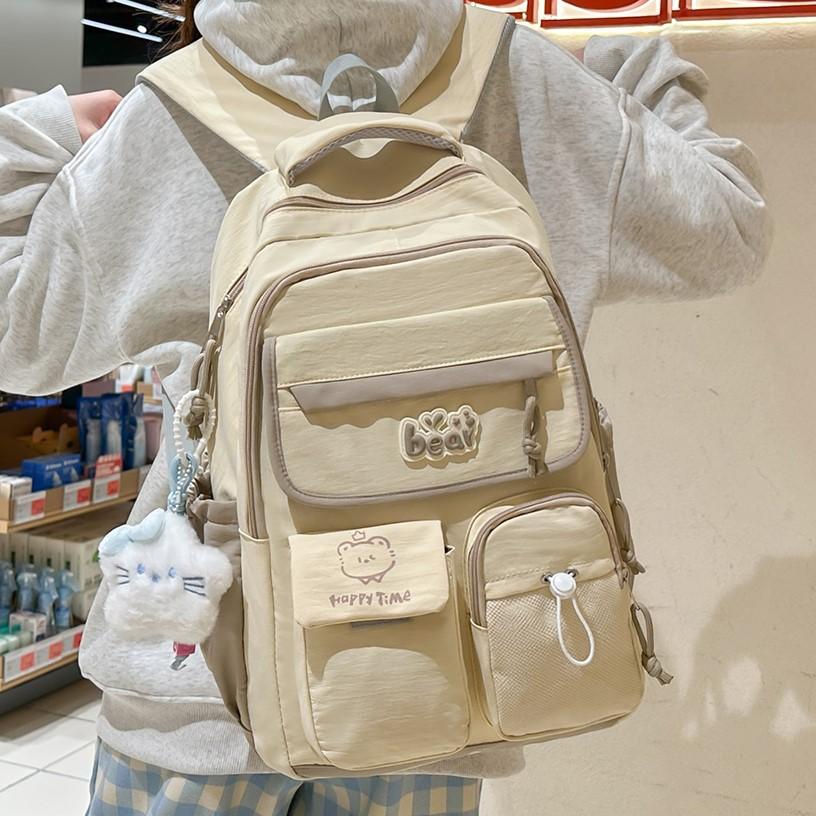 Schoolbag new schoolbag girl primary school students sweet girl travel backpack high quality junior high school students computer bag