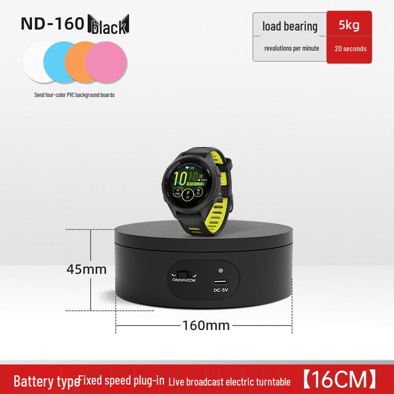 Turntable King Rotating Display Stand for Photography & Live Streaming