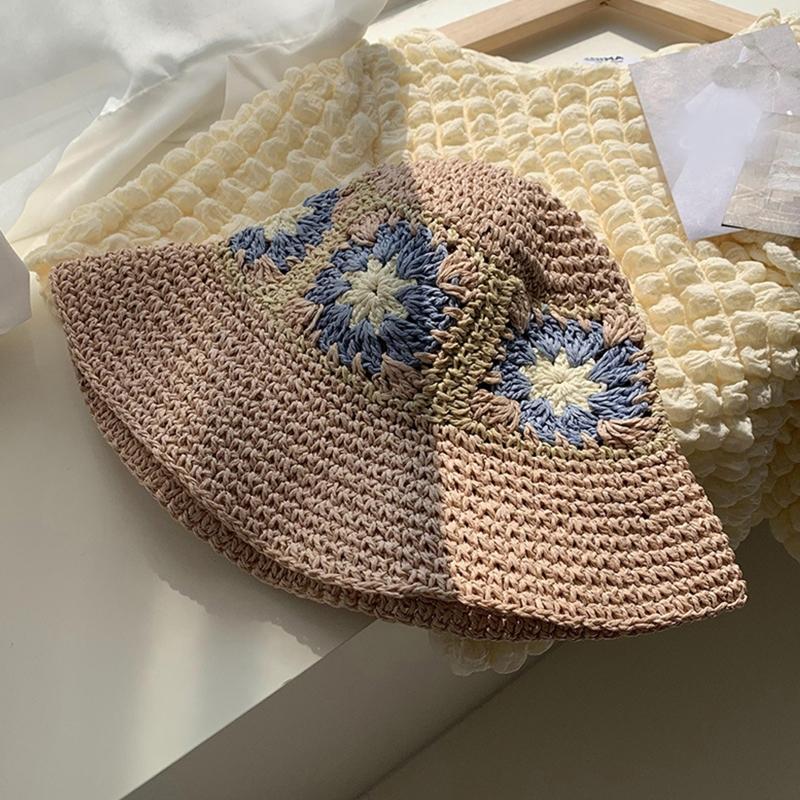 Summer Women Hats Wide Brim Sunscreen Fisherman Hat Supplies Lovely Bucket Hat