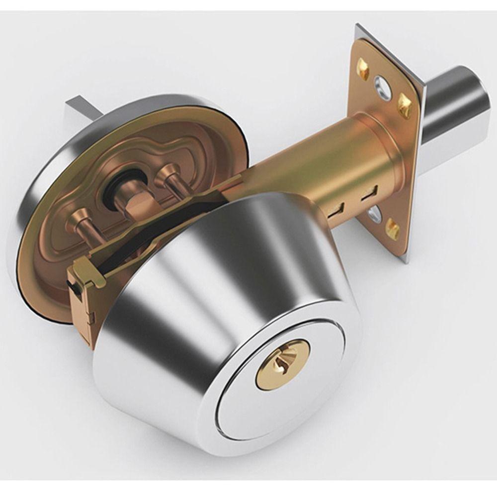 Multicolor Entry Door Knobs Single Side Room Door Locks Single Cylinder Deadbolt  Home Door Gate