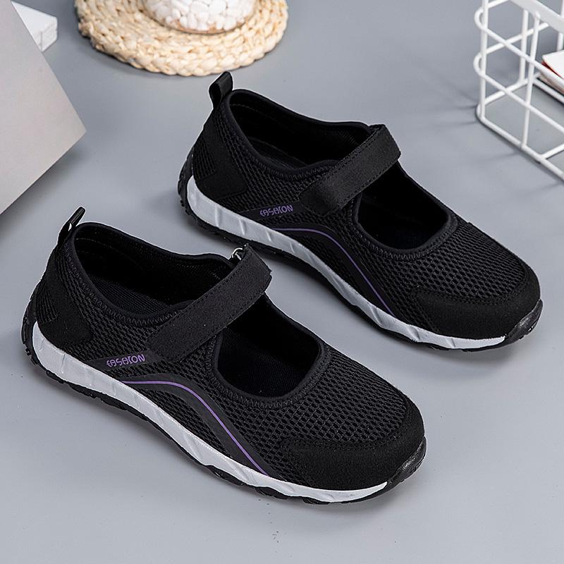 Mesh Breathable Walking Shoes for Women Breathable and Non Slip Casual Fitness Shoes 2026 Comfortable and Lightweight Flat Shoes