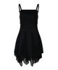 Kwajipyuliti Studded Godet Dress (Black)