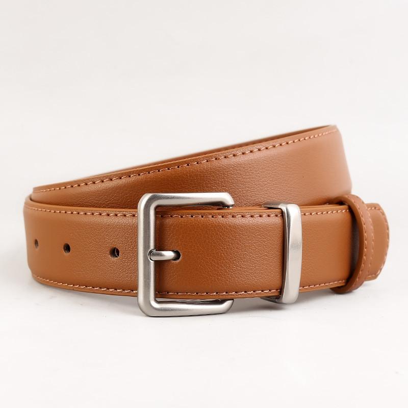 Stylish Womens Leather Belt With Alloy Buckle For Casual And Business Outfits