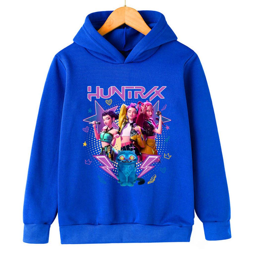 Fashion Children's Cartoon Printed Sweatshirt Casual Comfort Hoodie Sweatshirts Girls