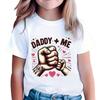 Children's Short-sleeved Printed T-shirts for Girls, Casual Wear