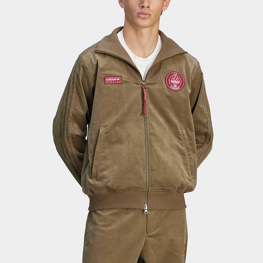 Adidas Originals X C.P.. Firmenkooperation FW24 Lässige Bequeme Warme Jacke Unisex Jacke Olivgrün JH1405