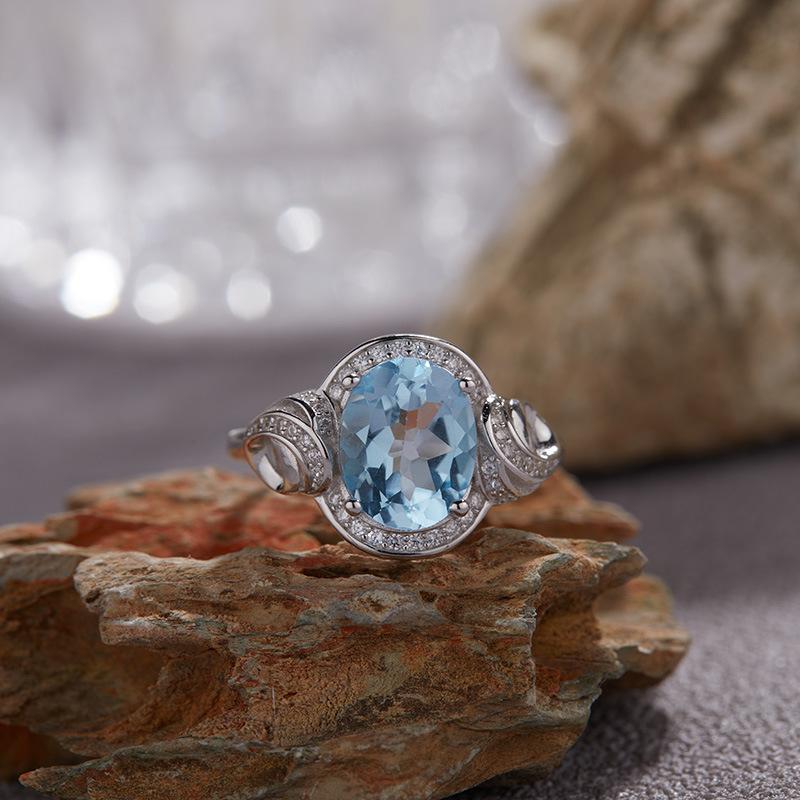 Premium Non-Fading S925 Sterling Silver Natural Topaz Citrine Colored Treasure Bracelet Bracelet Jewelry