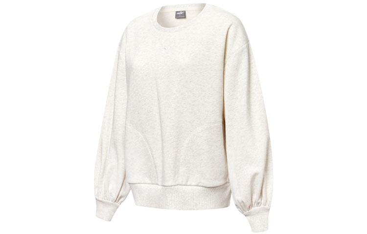 PUMA Свитшоты Женские Белый Круглый Вырез Умеренный Обычный 845597-02 XL