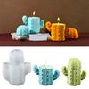 Multipurpose Elegant Styles Cactus Sturdy Silicone Mold Collection Accessory for Unique Candle Cups and Keepsakes Boxes