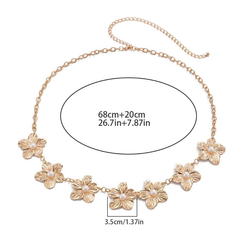 Bohemian Starfish Waist Chain Adjustable Bikini Body Chain Trendy Beach Starfish Waistband Girls