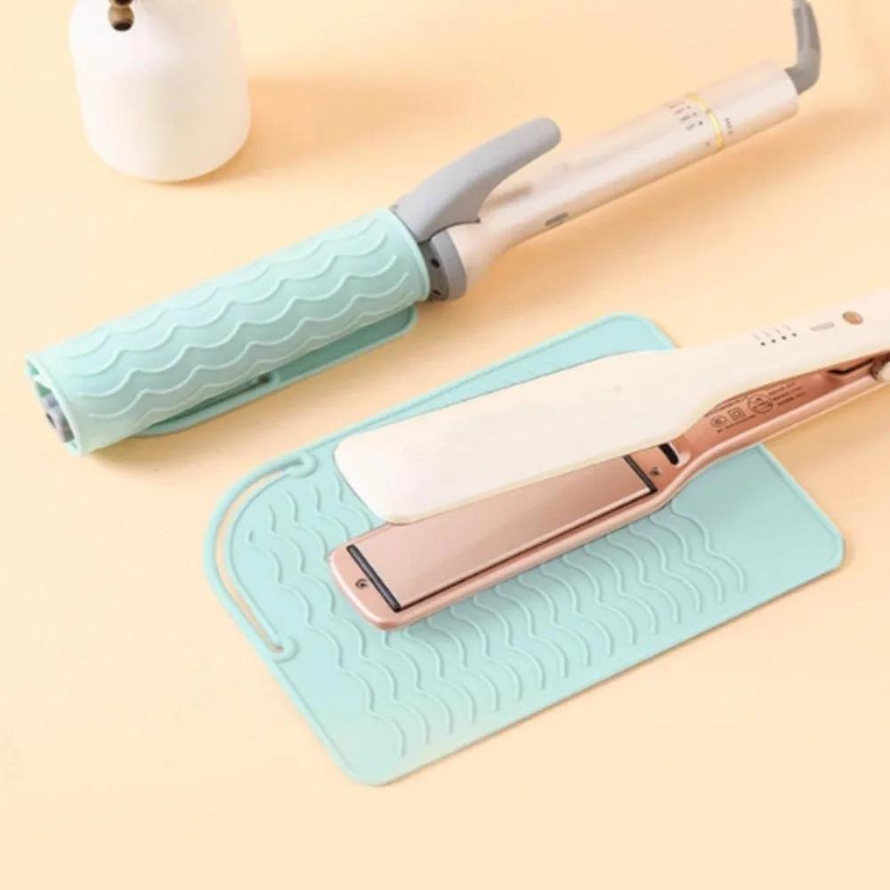 Portable Heat Resistant Mat Travling Protects Countertops Anti Scald Pads Non-Slip Silicone Pad
