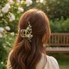 Floral Hair Clips for Women Elegant Flower Design Grip Hair Accessories for Wedding Party Daily Use