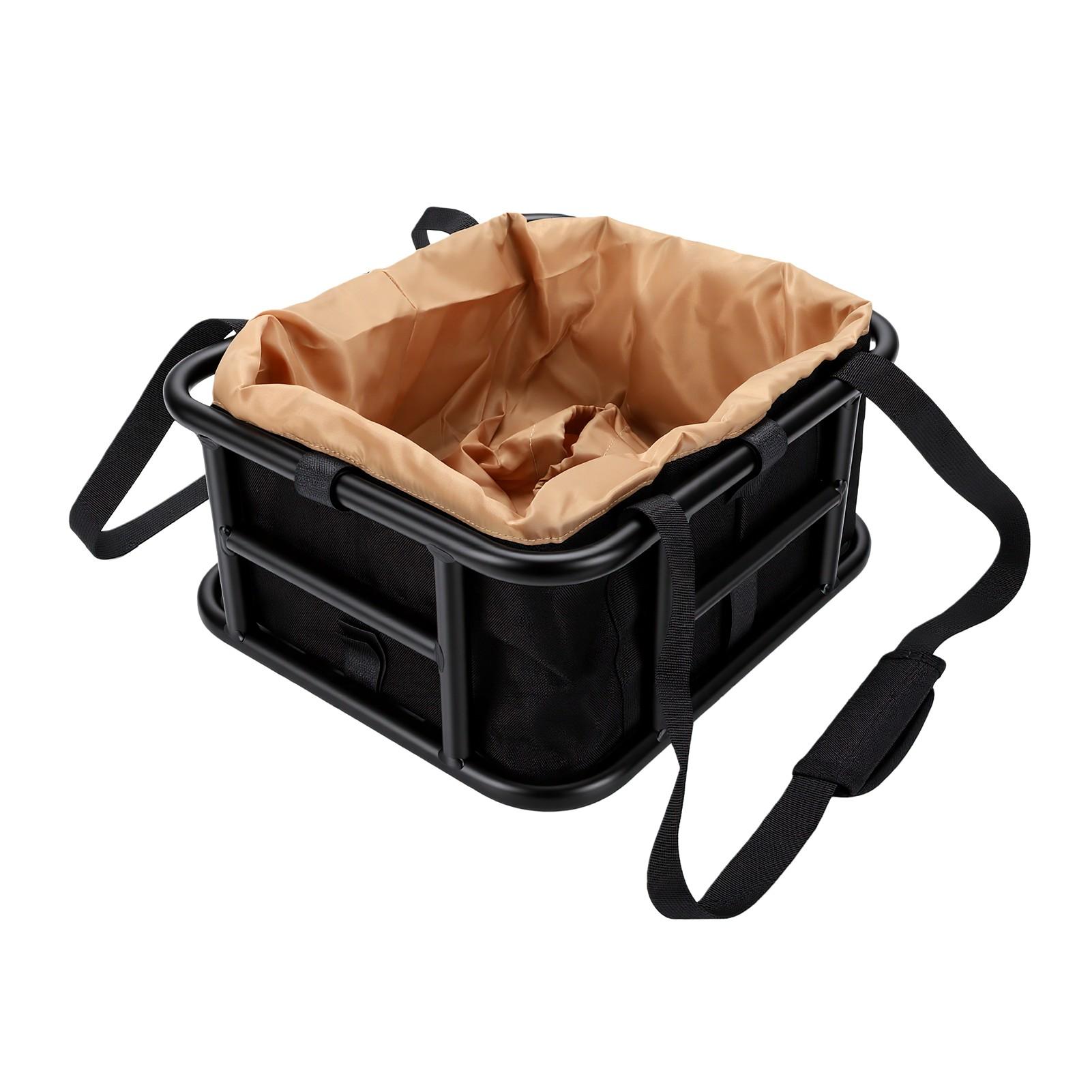 Bike Rear Basket Large Capacity Metal
