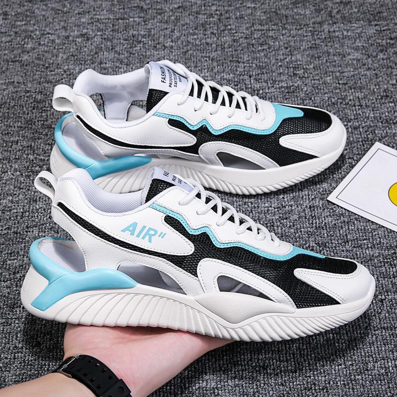 

Сандалии мужские летние 2025 новые ажурные сетчатые спортивные туфли с сетчатой подкладкой для головы подростковые нескользящие и дезодорирующие пляжная одежда 39