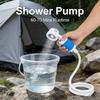Camping Shower Pump Rechargeable Electric Shower Pump Outdoor Shower Head Sprayer for Outdoor Camping Hiking Travel