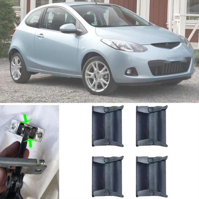4X Für 2 Tür Auto Tür Prüfen Band Reparatur Kit Stopper Dämpfung Clip Für Mazda 2 DY DE DJ 2003 2004 2005 2006 2007 2008 2009 -2022