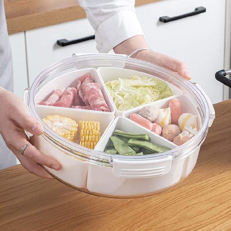 Snacks Holder Clear Lid Candy Dish Serving Bowl with Lid Snacks Storage Box Snacks Bowl Perfect for Sweet and Dry Snacks