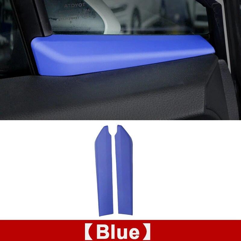 For Toyota C-HR CHR 2016-2017 2018   Front Door Window Inner Triangle A Colum Cover Sticker Trim Decoration Accessory