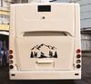 Black Howling Wolf Tree Mountain Moon Star Graphic Sticker For SUV RV Camper Van