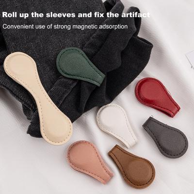 Magnetic Faux Leather Bookmark Secure Magnetic Clip Page Markers Lightweight Design Reading Handmade Bookmark