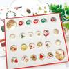 Christmas Advent Calendar 24 Days Countdown Calendar DIY Bracelets Making Game Christmas Party Favors