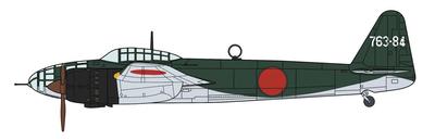 Hasegawa Japanese Navy Air Technical Arsenal P1Y1 Bomber Ginga Type 11 763rd Air Group Plastic Model 02393 1/72 Land-Based