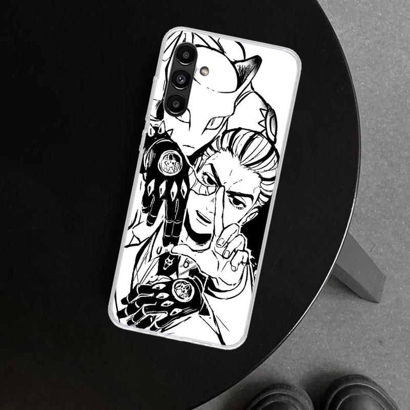 JoJo Kira Yoshikage Killer Queen Phone Case Cover for Samsung Galaxy A17 A16 A26 A36 A56 A57 A37 A15 A25 A35 A55 A14 A24 A34 A54