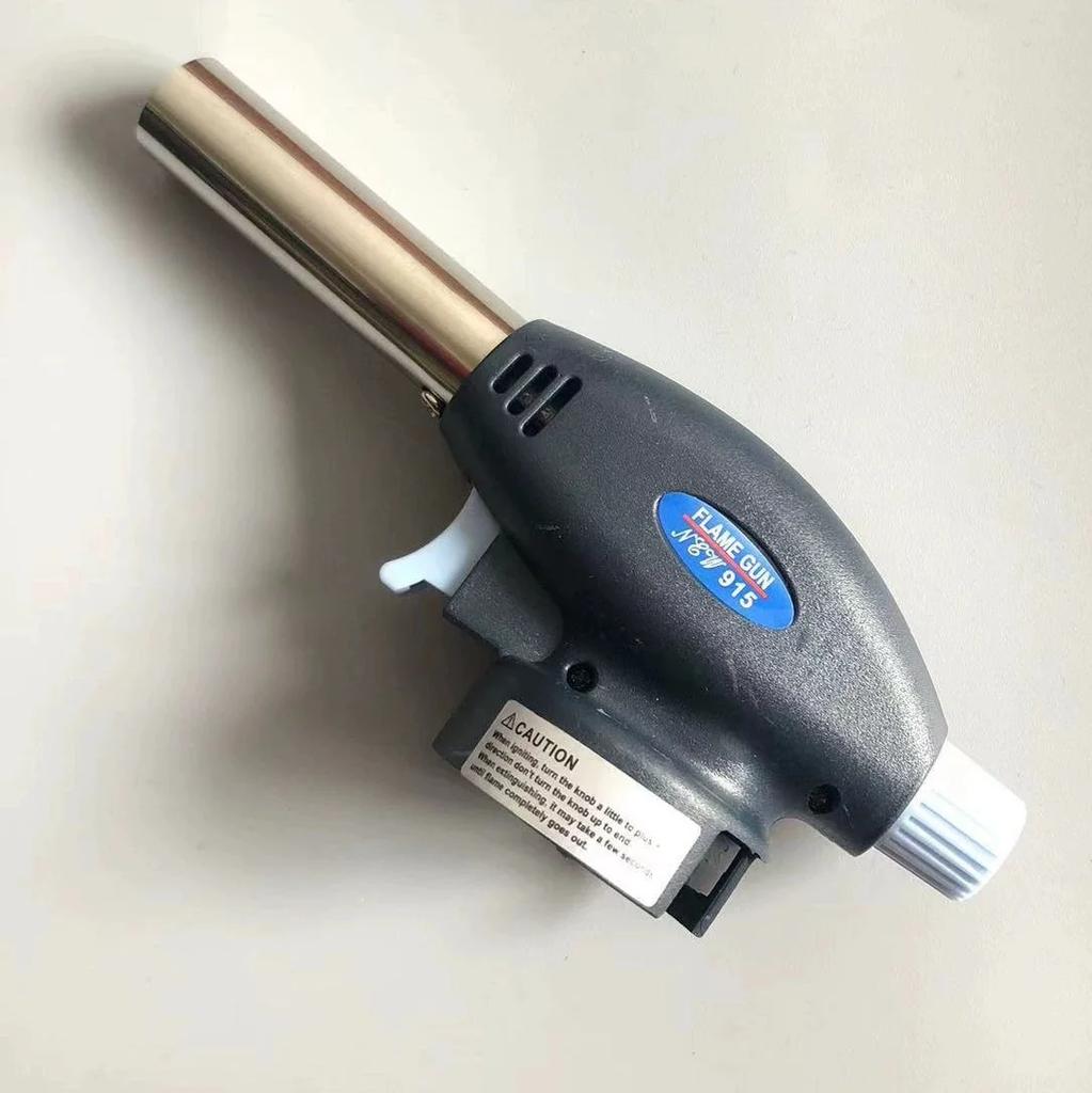 915 Spray Gun Head Portable Card Type Liquefied Gas Flamethrower Holder for Outdoor Camping Barbecue Baking Kitchen Tools