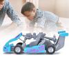 1/32 Scale Kid Model Car Toy, Baby Children Alloy Pull Back Racing Go-Kart Mini Car Vehicles Toys for Toddlers Boys Girls Christmas, New Year Gifts