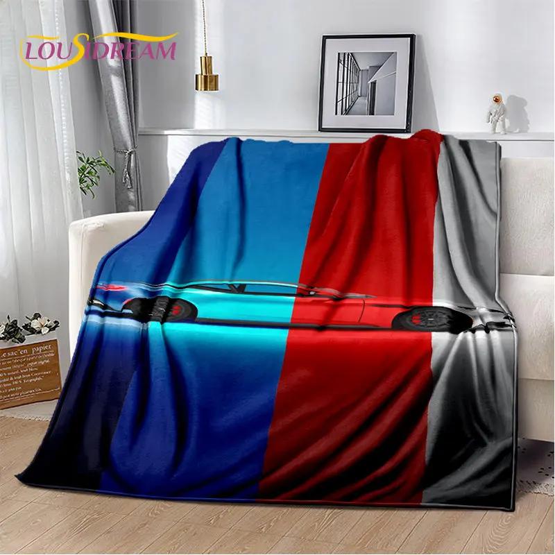 3D Racing Car Soft Plush Blanket,Flannel Blanket Throw Blanket for Living Room Bedroom Bed Sofa Picnic Hiking Leisure Napping