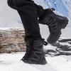 Mens High-top Winter Boots Retro Combat Boots Outdoor Boots Wear-resistant Snow Boots