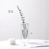 Colorful Double-layer Glass Vase Artistic Aromatherapy Bottle Transparent Hydroponic Dried Flower Vase Restaurant Desktop Decor