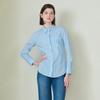 Logo Embroidered Stripe Blouse B4s2b426