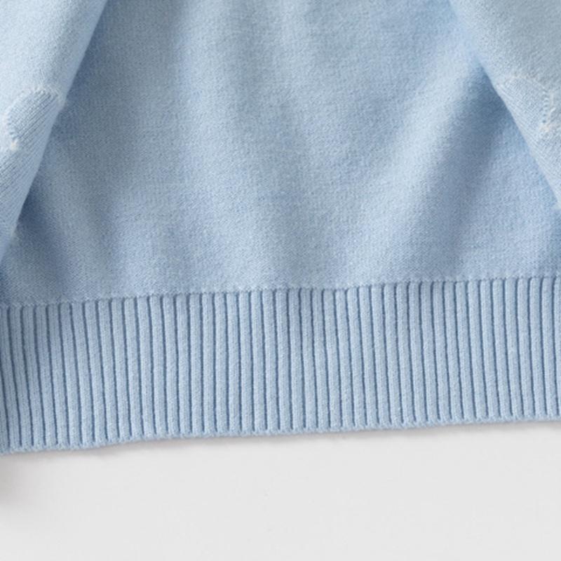 2-9 Years Girls Knitted Button Coat Cardigan Sweater