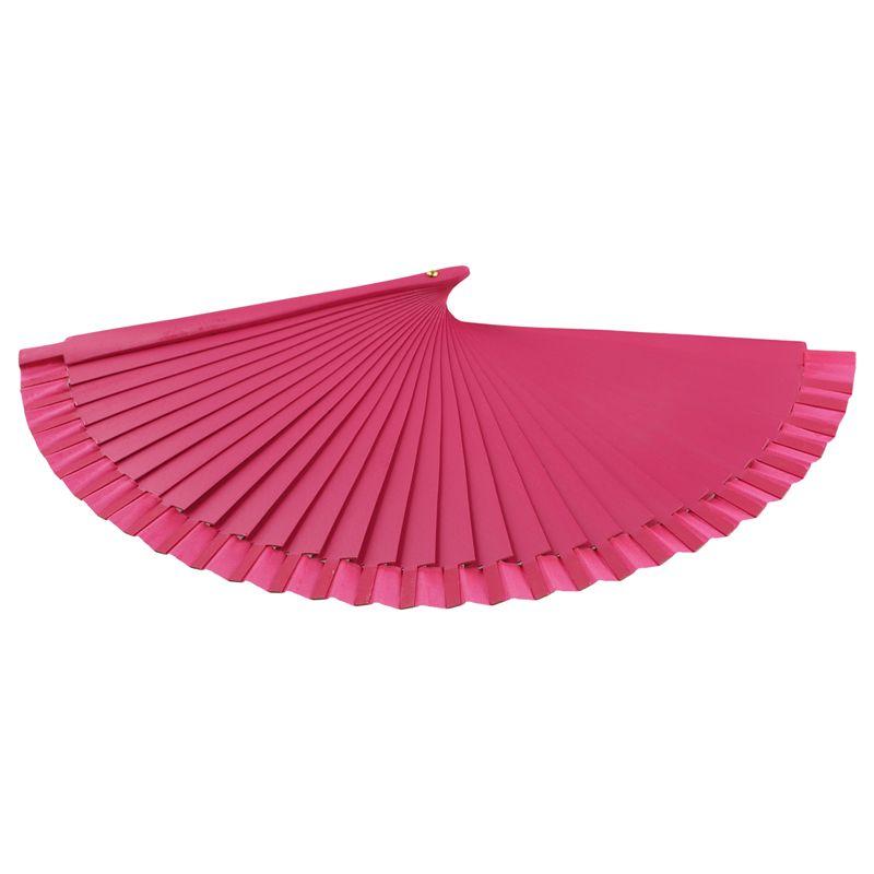 M-Modern-Plain Pure Wood Folding Fan Modern Classical Dance Performances Hand Fan Art Craft Home Ornaments