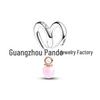 Panjia Dora 925 Silver-Plated Copper Love Rose Bead Pendant - Valentine's Day 2024