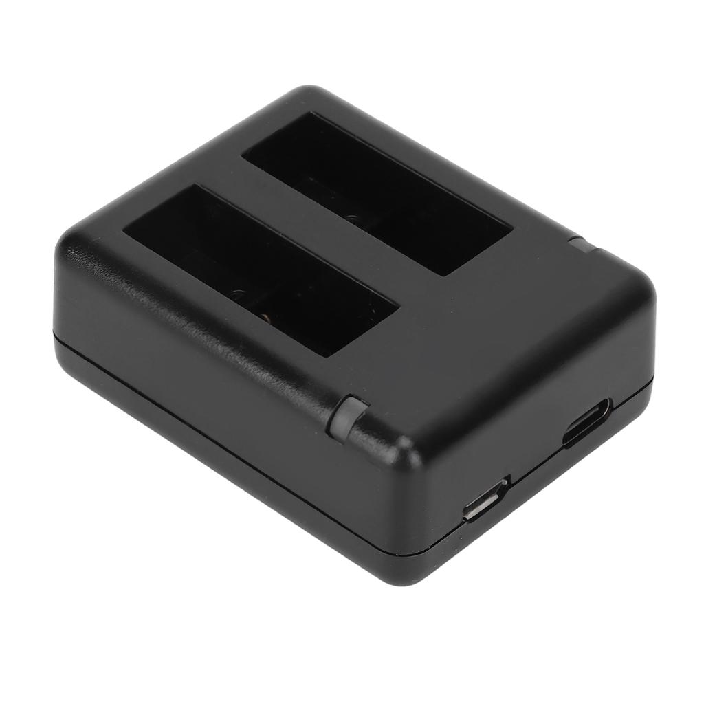 Camera Battery Charger Dual Slot Battery Charger with 2 Batteries for Hero 5 6 7 8 Camera Battery