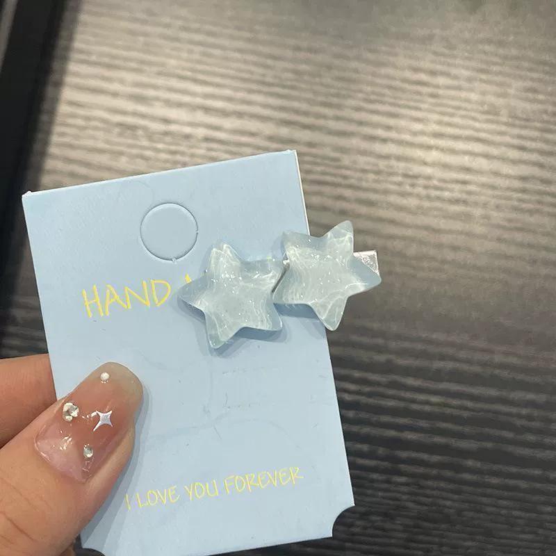 Kids' Cute Blue Bear Heart Hair Clip & Bow