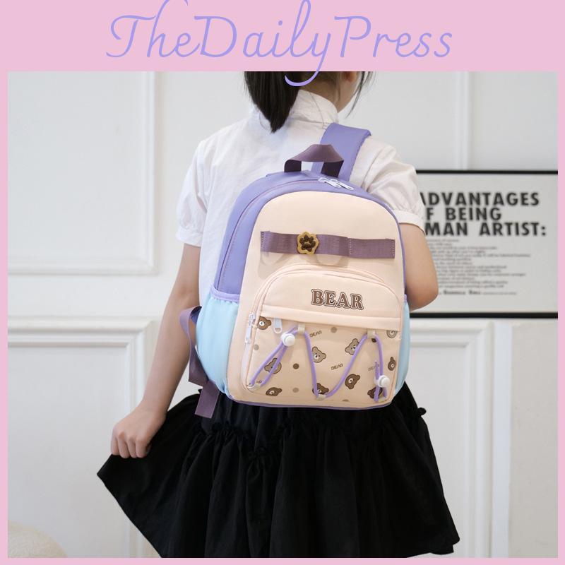 And Lightweight Versatile Cartoon Kids Backpack With Cute Bear Motif Perfect For School In Multiple Colors