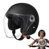 Electric Motorcycle Helmets Lightweight Cycle Half-helmets Retro Vintage Riding Lens Helmets Comfortable Ventilation Keep warm